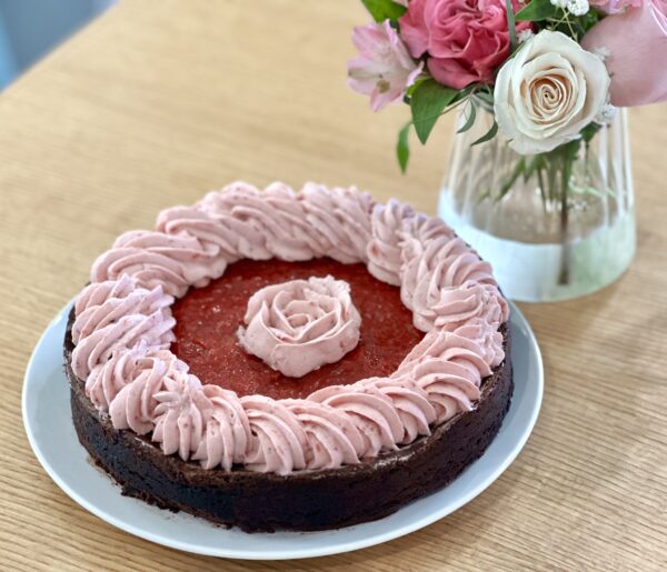 Strawberry Chocolate Torte